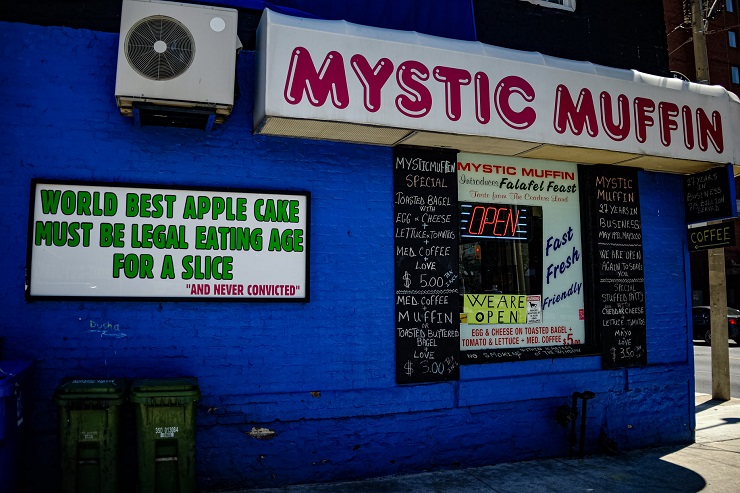 la façade de la boutique Mystic Muffin
